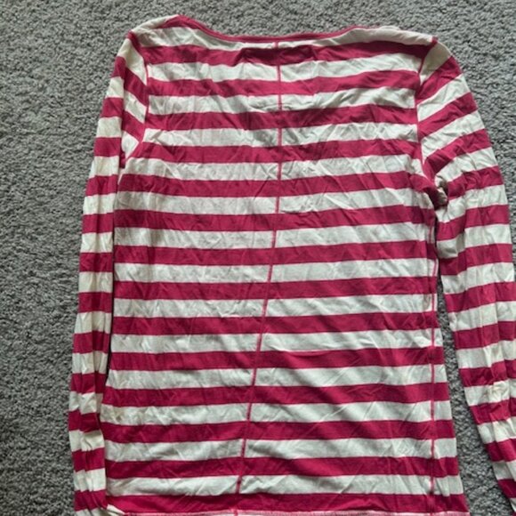 American Eagle Women's Striped Long Sleeve Shirt - Picture 3 of 4